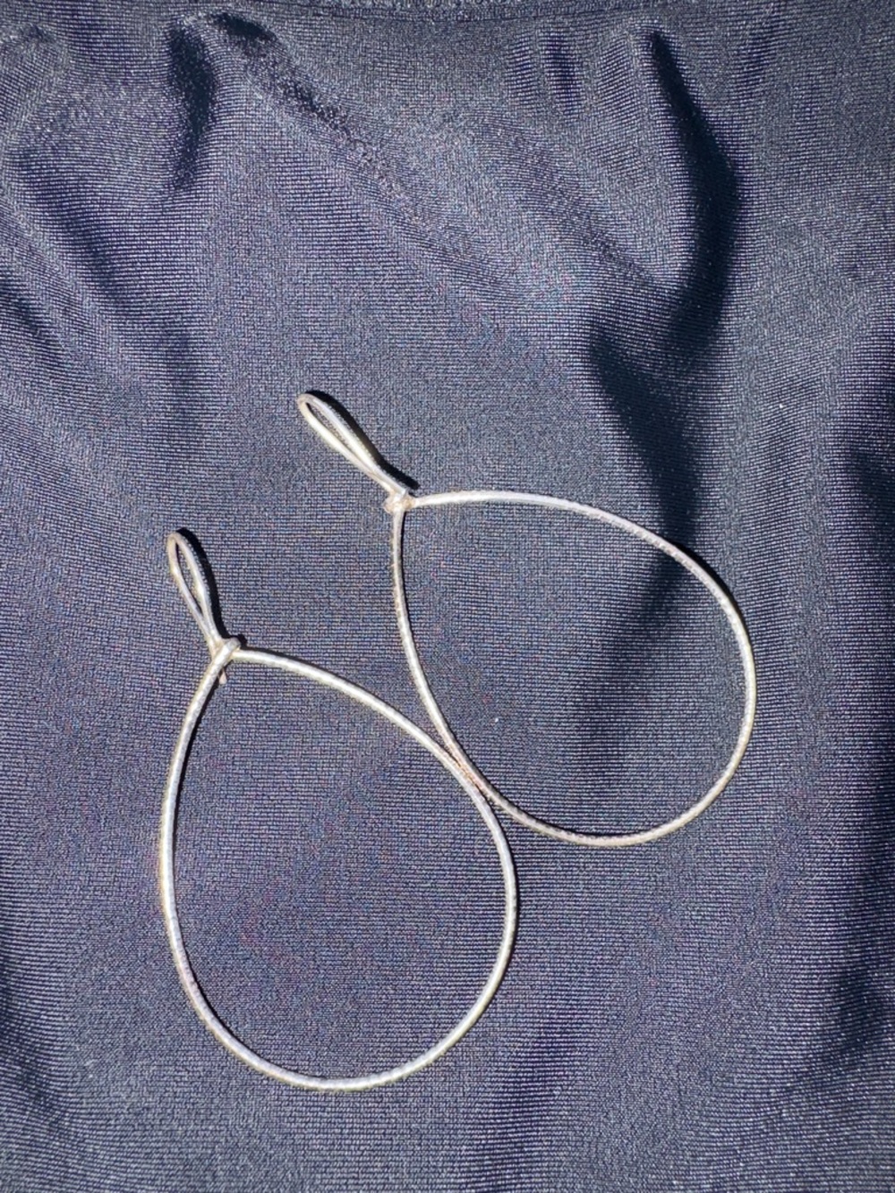 Silpada Silver Teardrop Wire Earrings